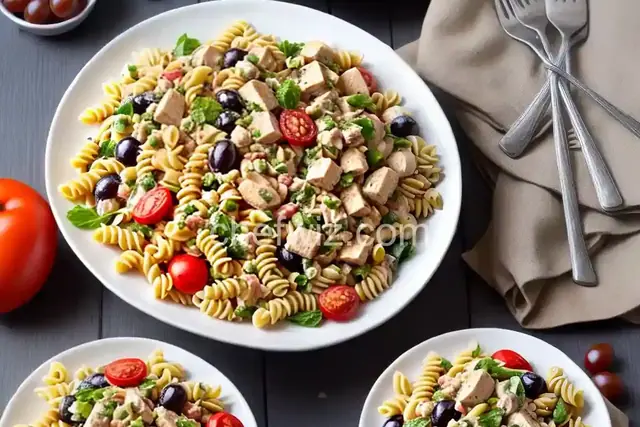Company Chicken Pasta Salad with Grapes