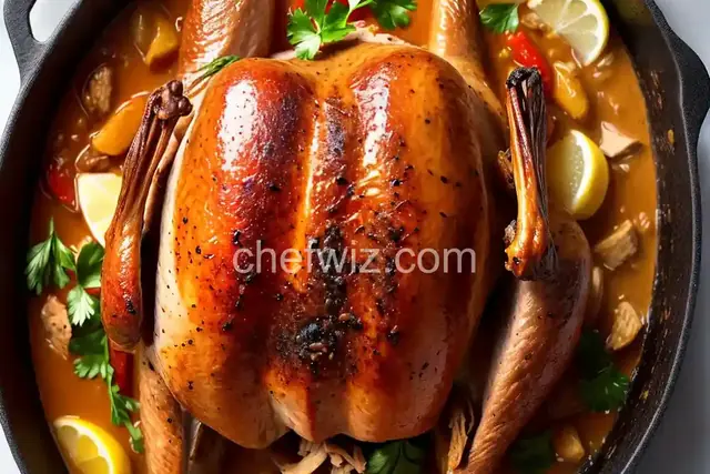 Confit Turkey With Chiles and Garlic