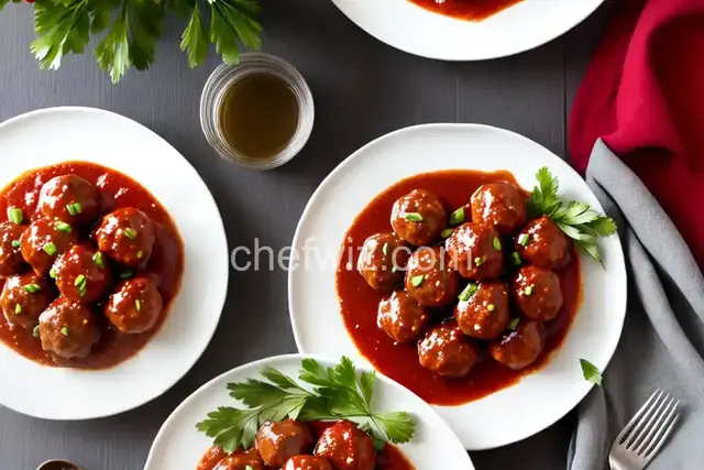 Connie's Sweet and Sour Christmas Meatballs