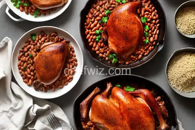 Cook all day Great Northern Beans with smoked Turkey parts
