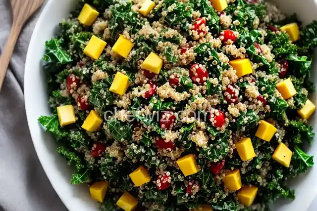 Cooked Kale Salad with Quinoa