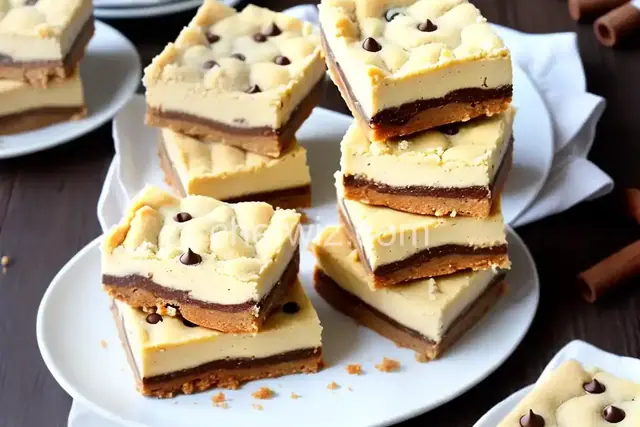 Cookie Dough Cheesecake Bars