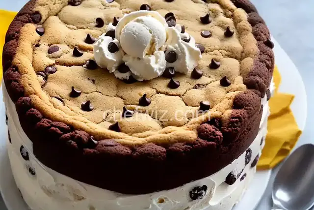 Cookie Explosion Ice Cream Cake