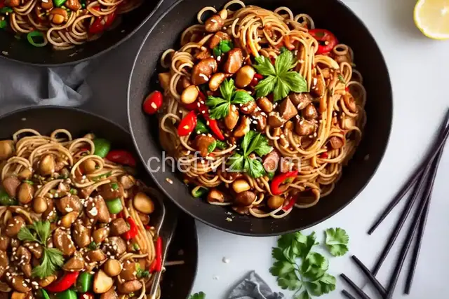 Copycat Kung Pao Spaghetti