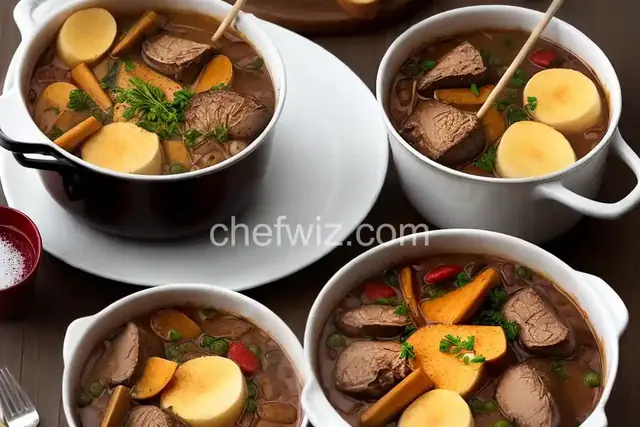 Coq au Vin Broth Fondue