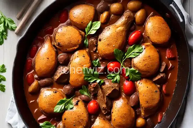 Coq au Vin alla Italiana