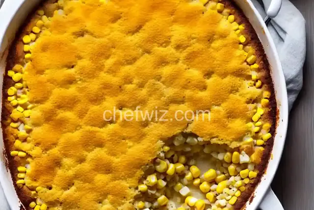 Corn Casserole with Cauliflower