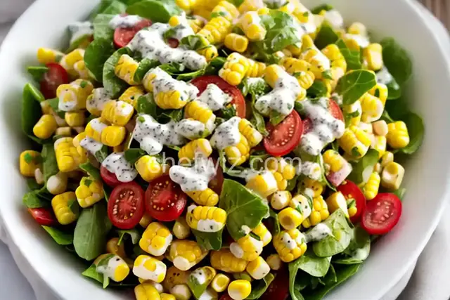 Corn Salad with Creamy Italian Dressing
