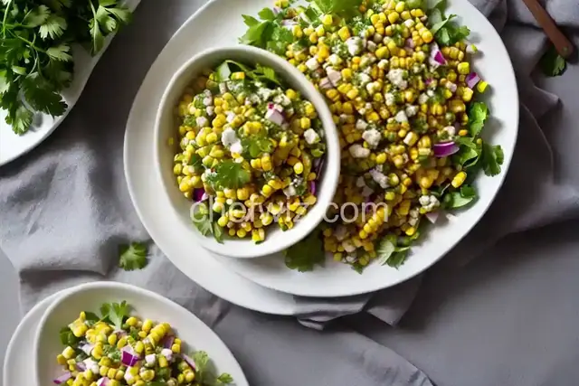Corn Salad with Lime Vinaigrette