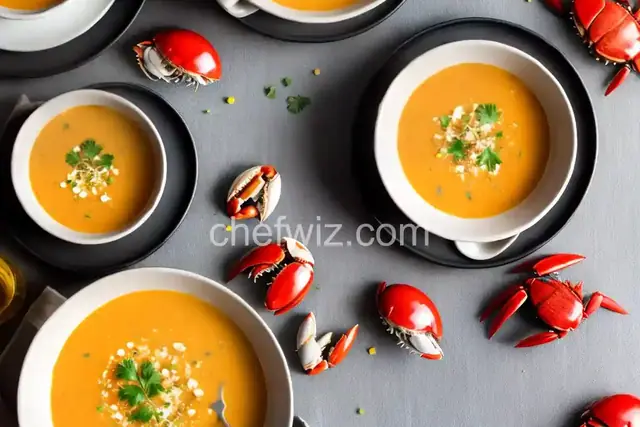 Corn and Crab Bisque