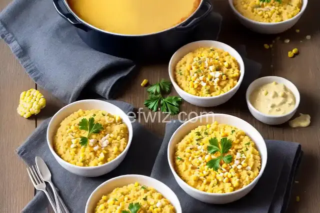 Corn and Crab Pudding