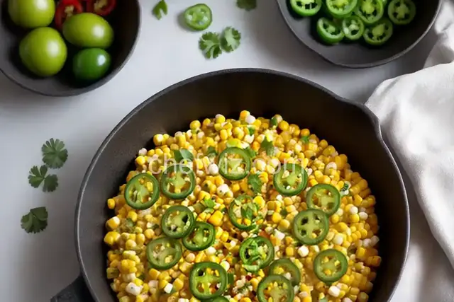 Corn with Jalapenos