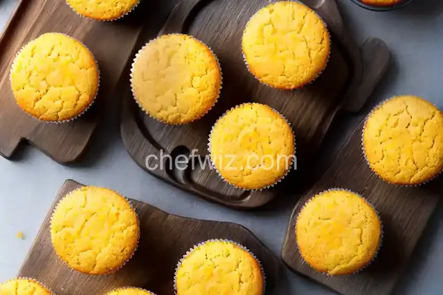 Cornbread Muffins with Cheddar Cheese