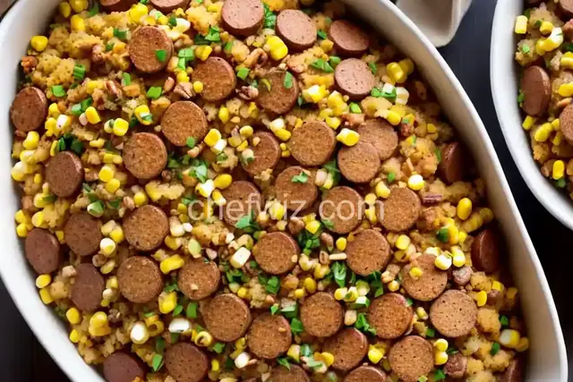 Cornbread Stuffing With Sausage and Corn Nuts