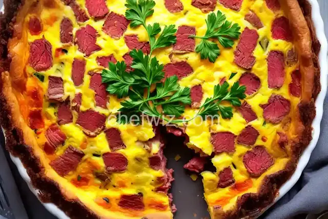 Corned Beef Hash Quiche