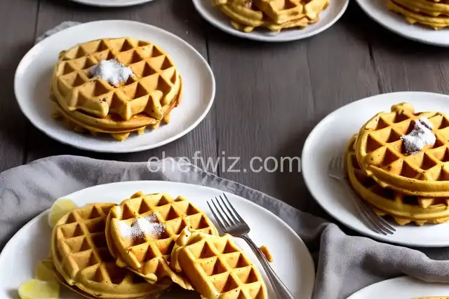 Cornmeal Waffles with Chia Seeds