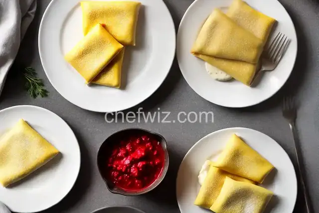 Cottage Cheese Blintzes