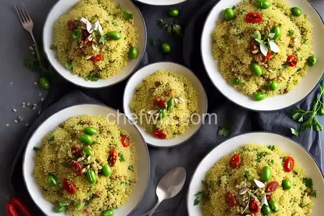 Couscous with Olives and Sun-Dried Tomato
