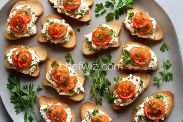 Crab Crostini with Lemon and Herbs
