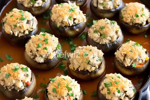 Crab Stuffed Mushrooms II