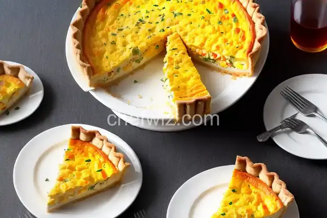 Crab and Cheddar Quiche