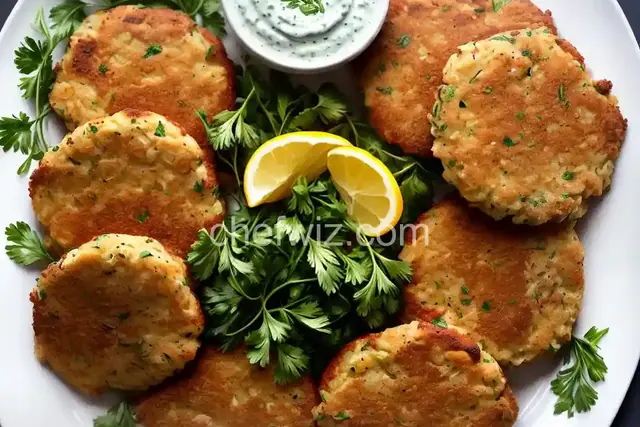 Crabcakes with Zesty Herb Tartar Sauce