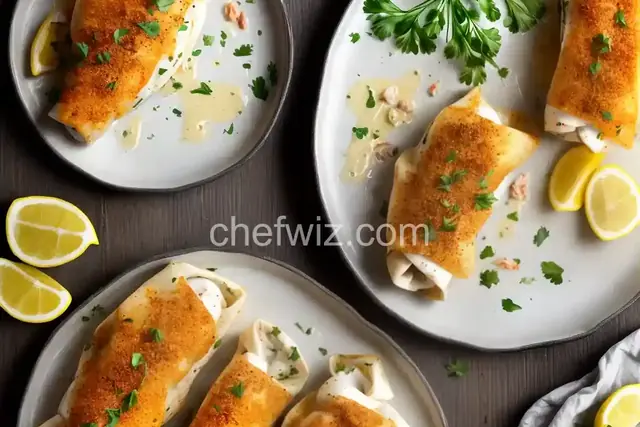 Crabmeat-Stuffed Flounder Roulades