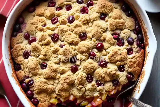 Cranberry-Apple Dump Cake