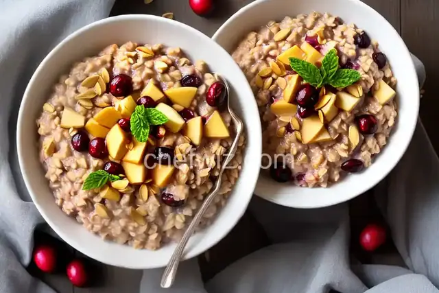 Cranberry Apple Oatmeal