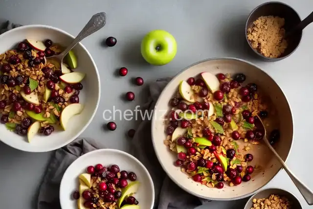 Cranberry, Apple, and Walnut Conserve