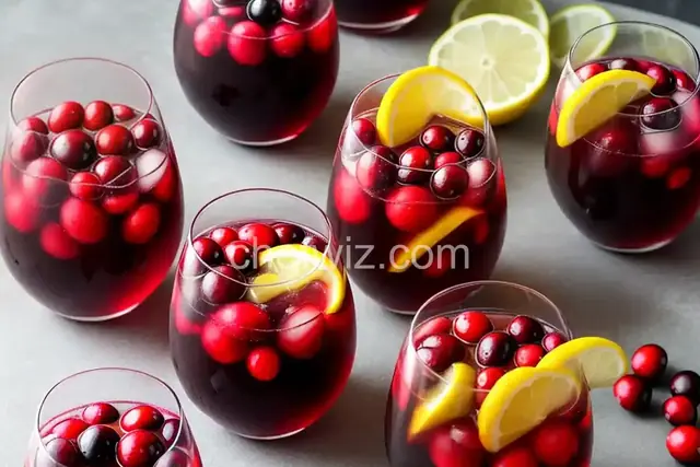 Cranberry Blissmas Sangria