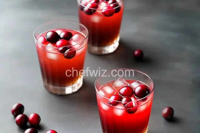 Cranberry Bourbon Cocktail