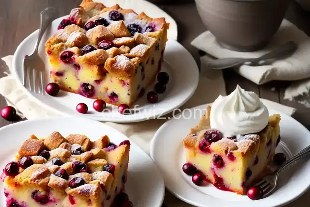 Cranberry Bread Pudding