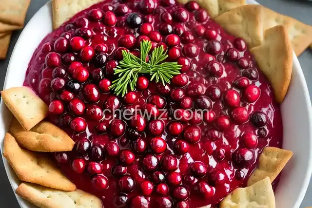 Cranberry Brie Biscuit Dip