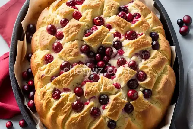 Cranberry Brie Pull-Apart Bread