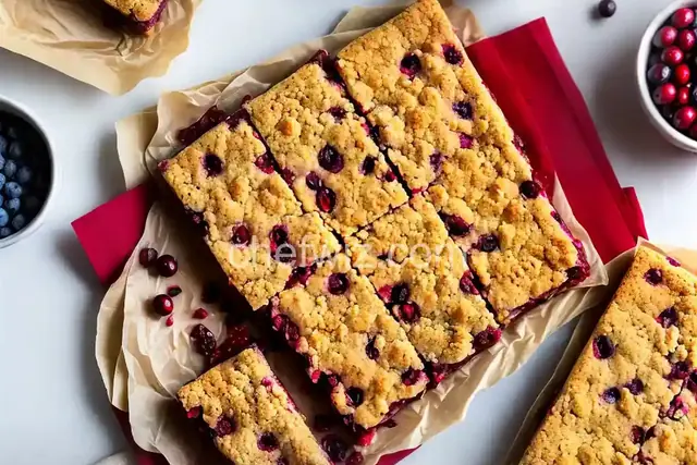 Cranberry Cheese Bars