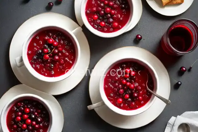 Cranberry-Cherry Compote