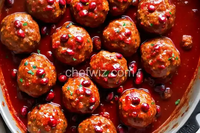 Cranberry Chipotle Meatballs