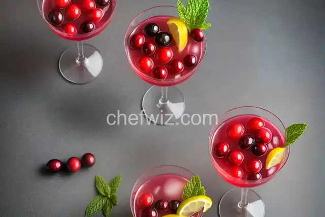 Cranberry Cocktails