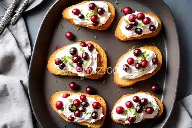 Cranberry Crostini