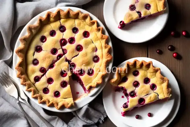 Cranberry Custard Pie