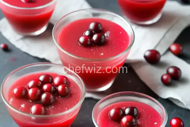 Cranberry Jell-O Shots
