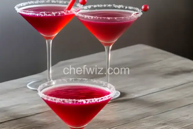 Cranberry Martinis