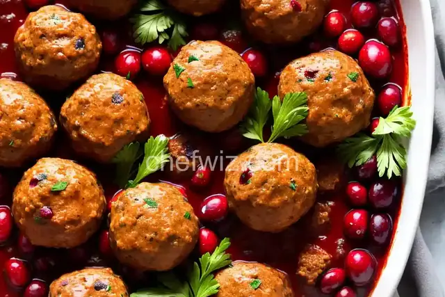 Cranberry Meatballs