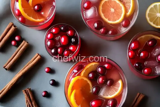 Cranberry-Orange-Cinnamon Vodka Tonic