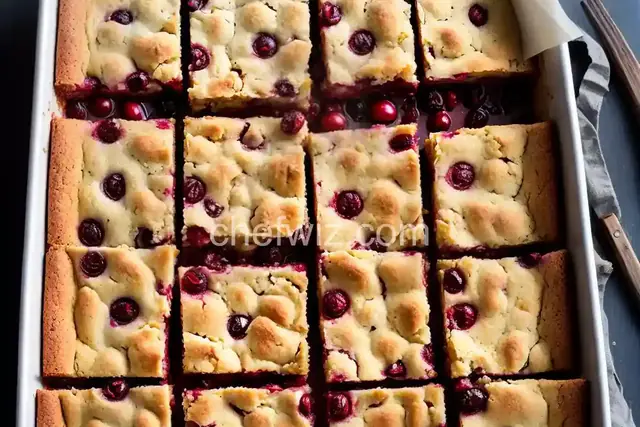 Cranberry-Orange Cookie Bars