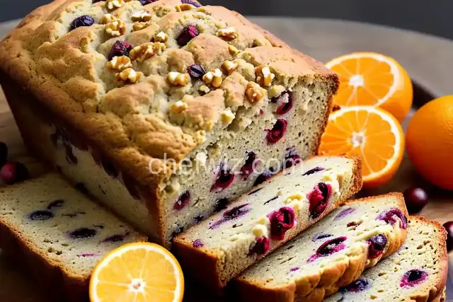 Cranberry Orange Walnut Bread