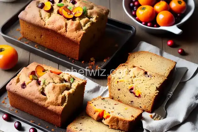 Cranberry Persimmon Bread