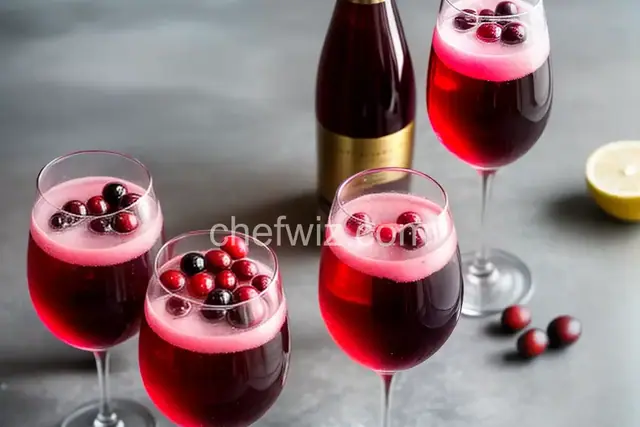 Cranberry Prosecco Fizz