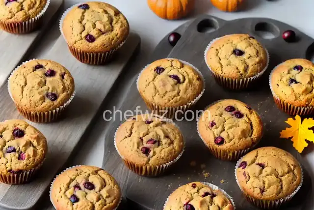 Cranberry Pumpkin Muffins